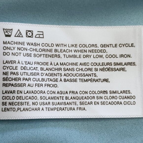 Greg Norman Women's Ml75 Play Dry Golf Tennis Pickleball Blue Zip Polo Top XL - Picture 13 of 14